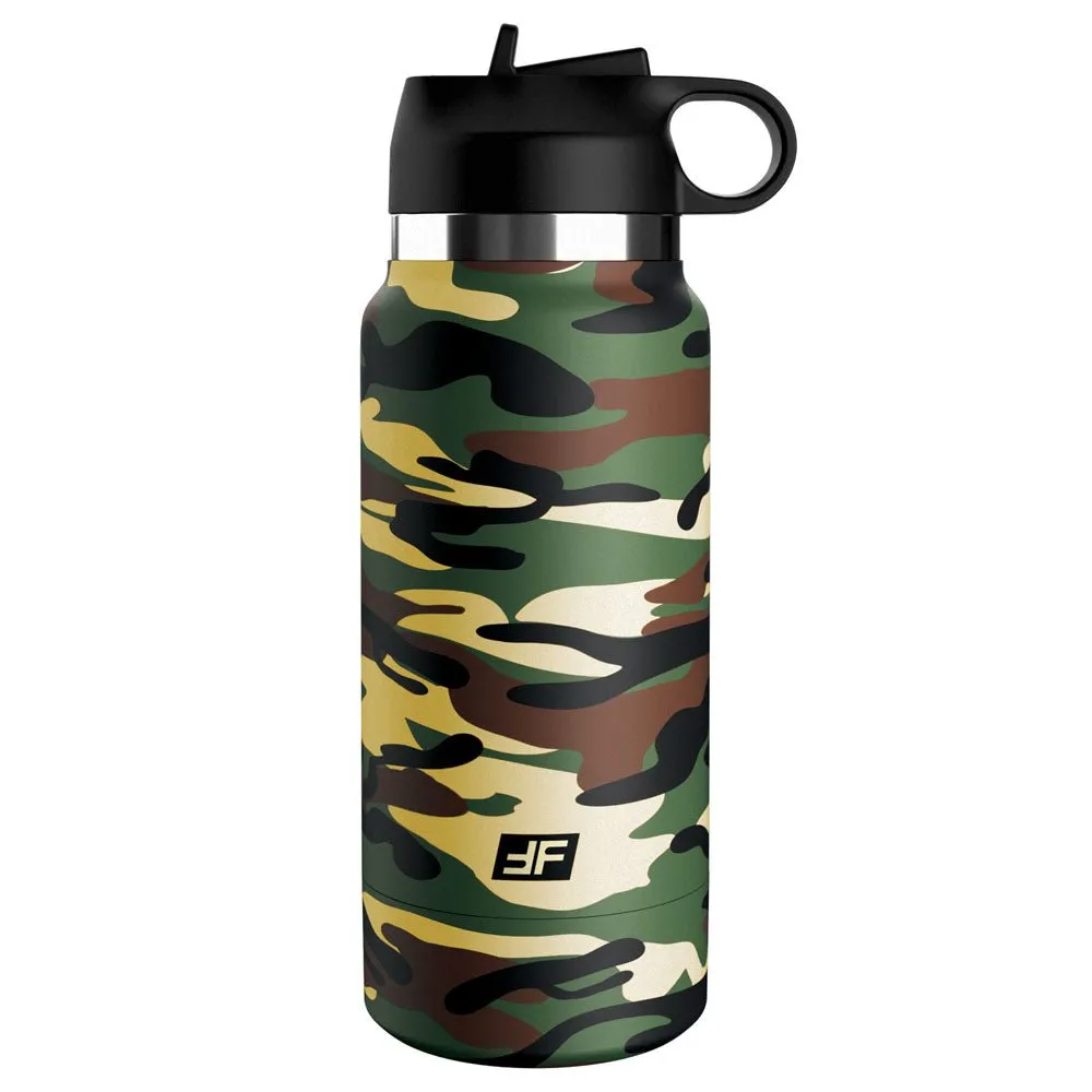 PDX Plus Fap Flask - Happy Camper - Frosted Vagina Stroker