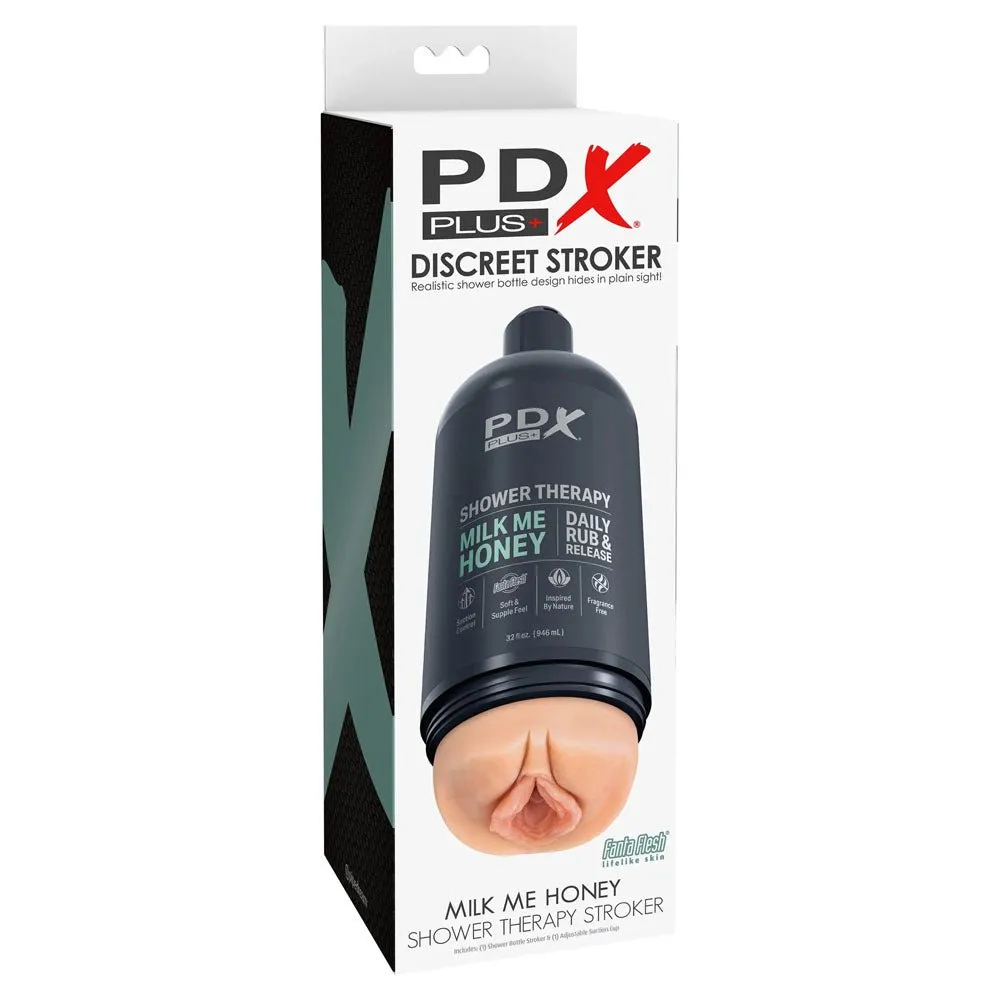 PDX Plus Shower Therapy - Milk Me Honey Vagina Stroker - Flesh