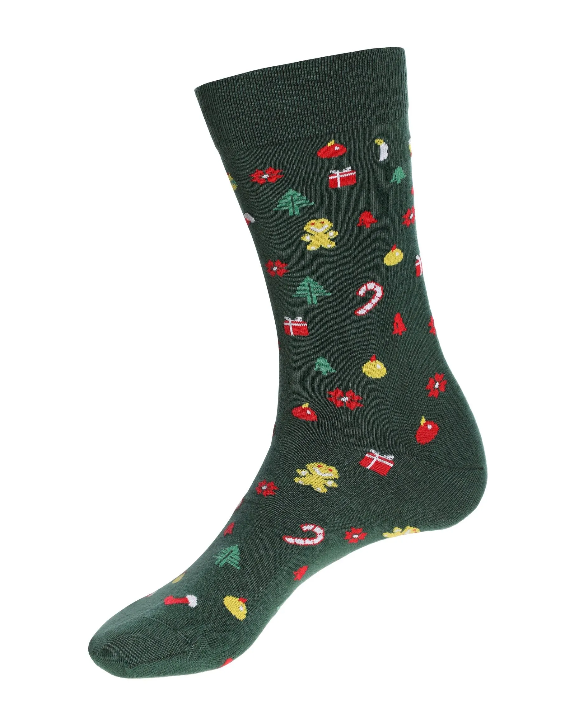 PREMIUM COTTON RICH CHRISTMAS CASUAL SOCKS - 6 PK