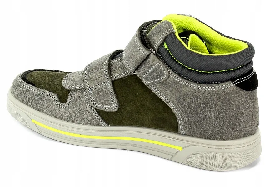 Primigi  Grey Hi Top Trainers