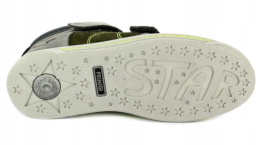 Primigi  Grey Hi Top Trainers
