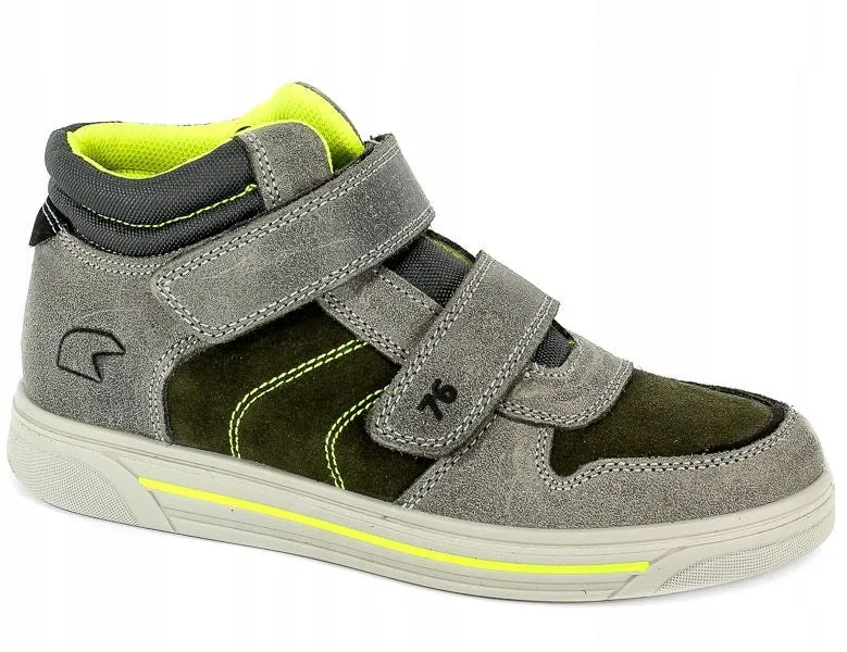 Primigi  Grey Hi Top Trainers