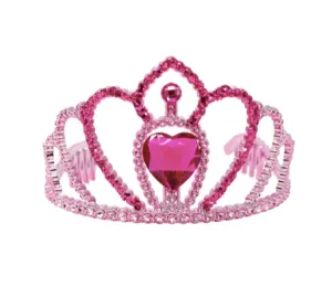 Princess Hearts Glitter Crown