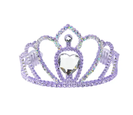 Princess Hearts Glitter Crown