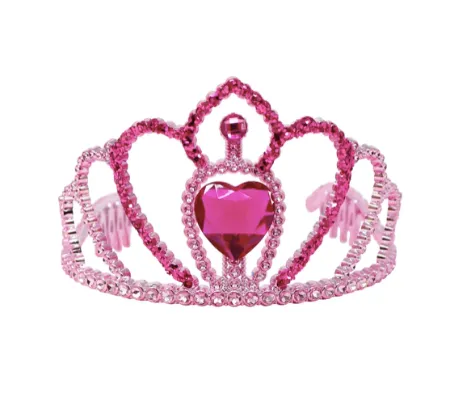Princess Hearts Glitter Crown
