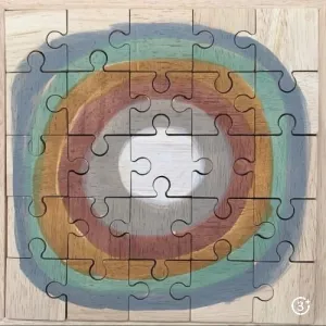 Puzzle - Earth Moon - 25 pieces