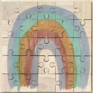 Puzzle - Earth Rainbow - 25 pieces