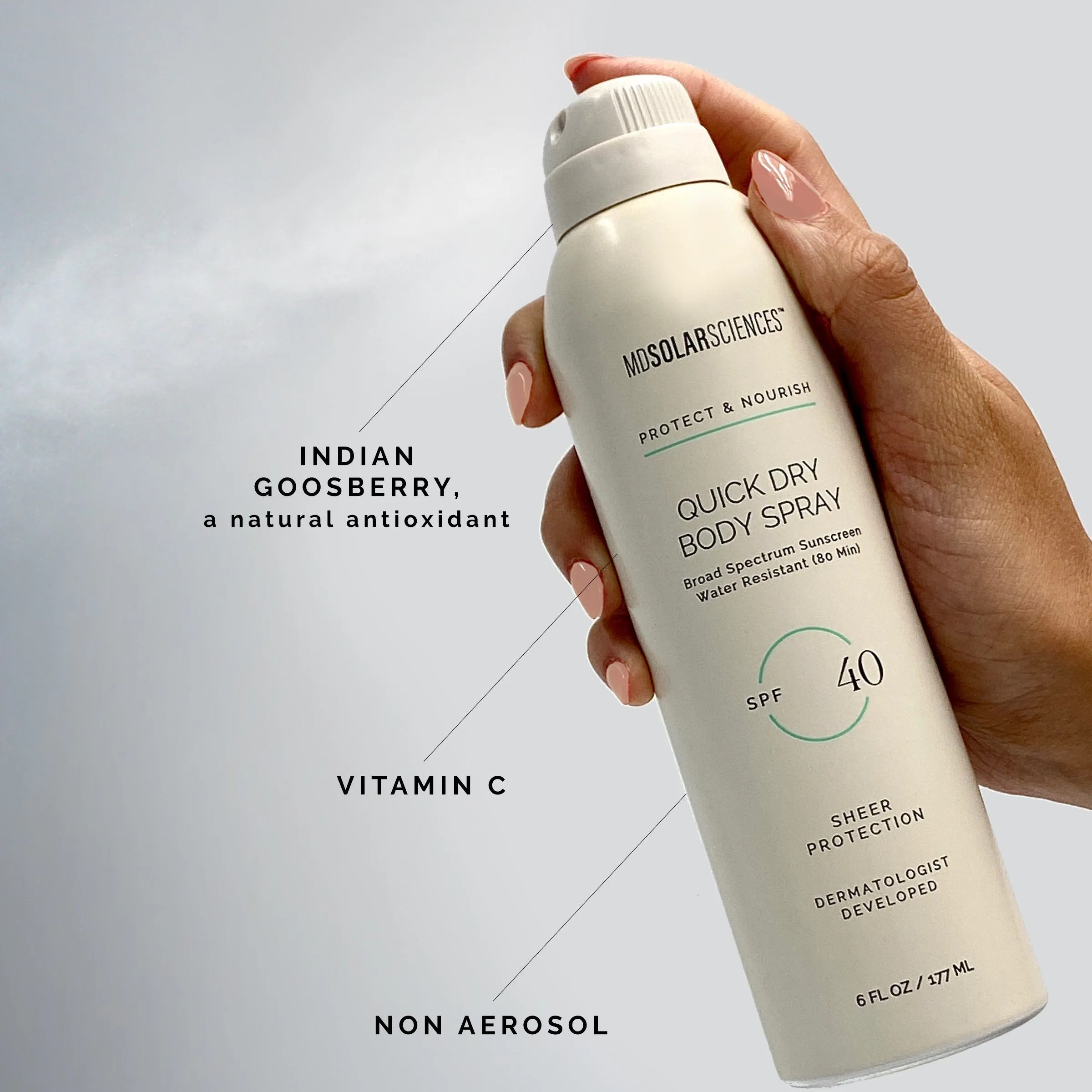 Quick Dry Spray SPF 40 Duo