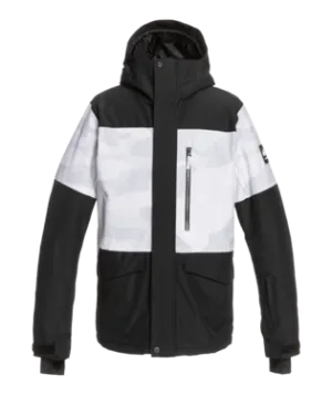 Quiksilver Mens Mission Printed Block Insulated Snow Jacket