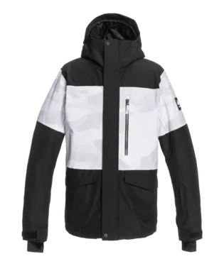 Quiksilver Mens Mission Printed Block Insulated Snow Jacket