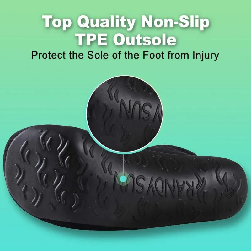 Randy Sun - Quick Dry Non-Slip Beach Socks (Black Edition) - (B-STOCK)