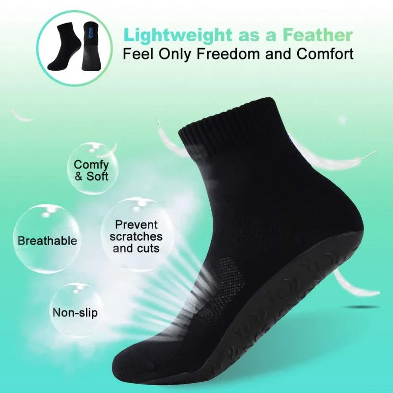 Randy Sun - Quick Dry Non-Slip Beach Socks (Black Edition) - (B-STOCK)