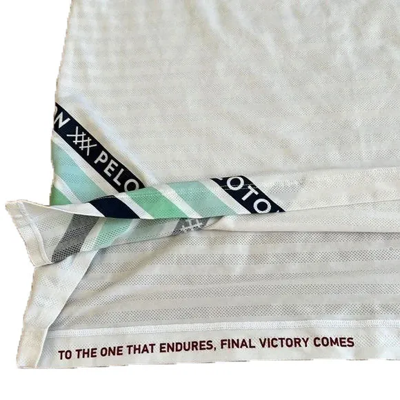 RHONE Men's White Stripe Swift Short Sleeve Tee 100201 $68 NWT