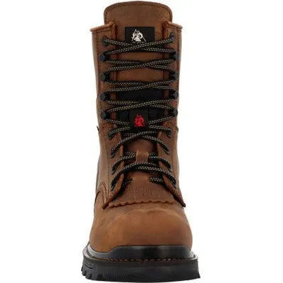 Rocky Men's Rams Horn 9" Comp Toe WP Logger Work Boot -Horse- RKK0477