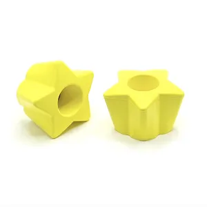 RollerStuff Twinkle Toes Bolt On Toe Stops Starry Night Yellow
