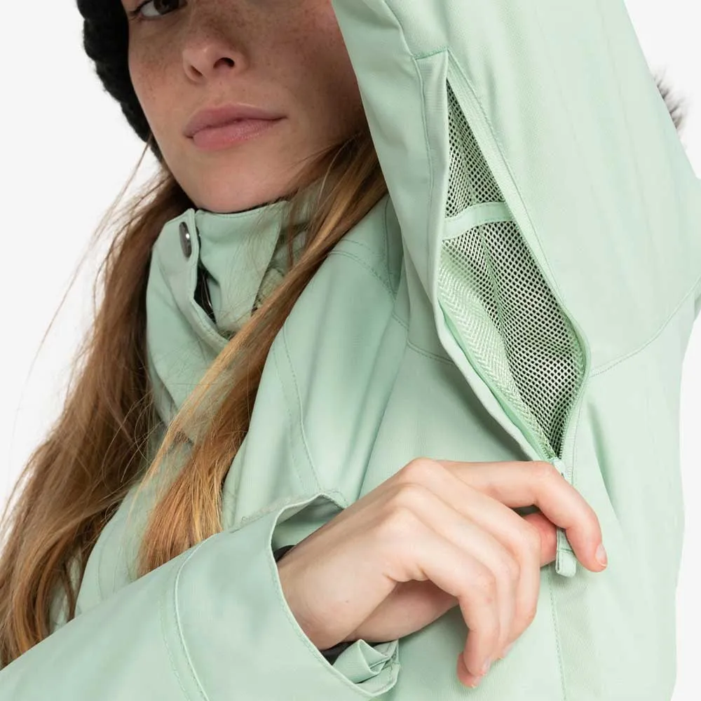 Roxy Meade Snowboard/Ski Jacket - Cameo Green
