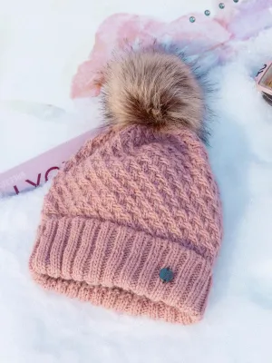 Roxy Womens Blizzard Beanie - Mellow Rose