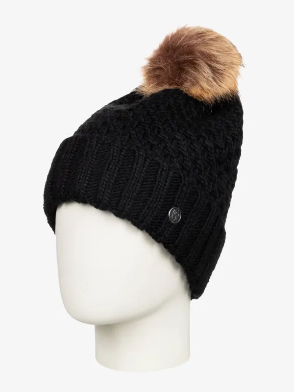 Roxy Womens Blizzard Beanie - True Black