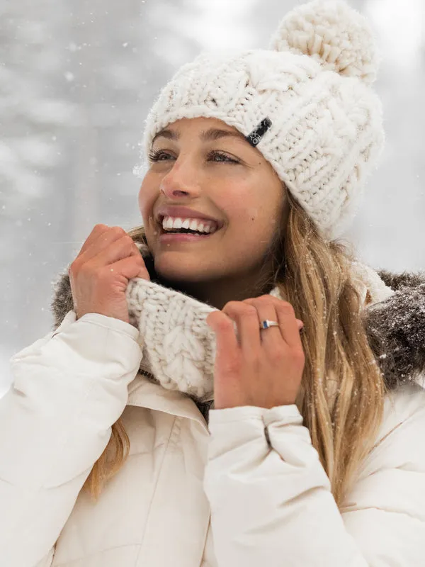Roxy Womens Winter Beanie - Parchment