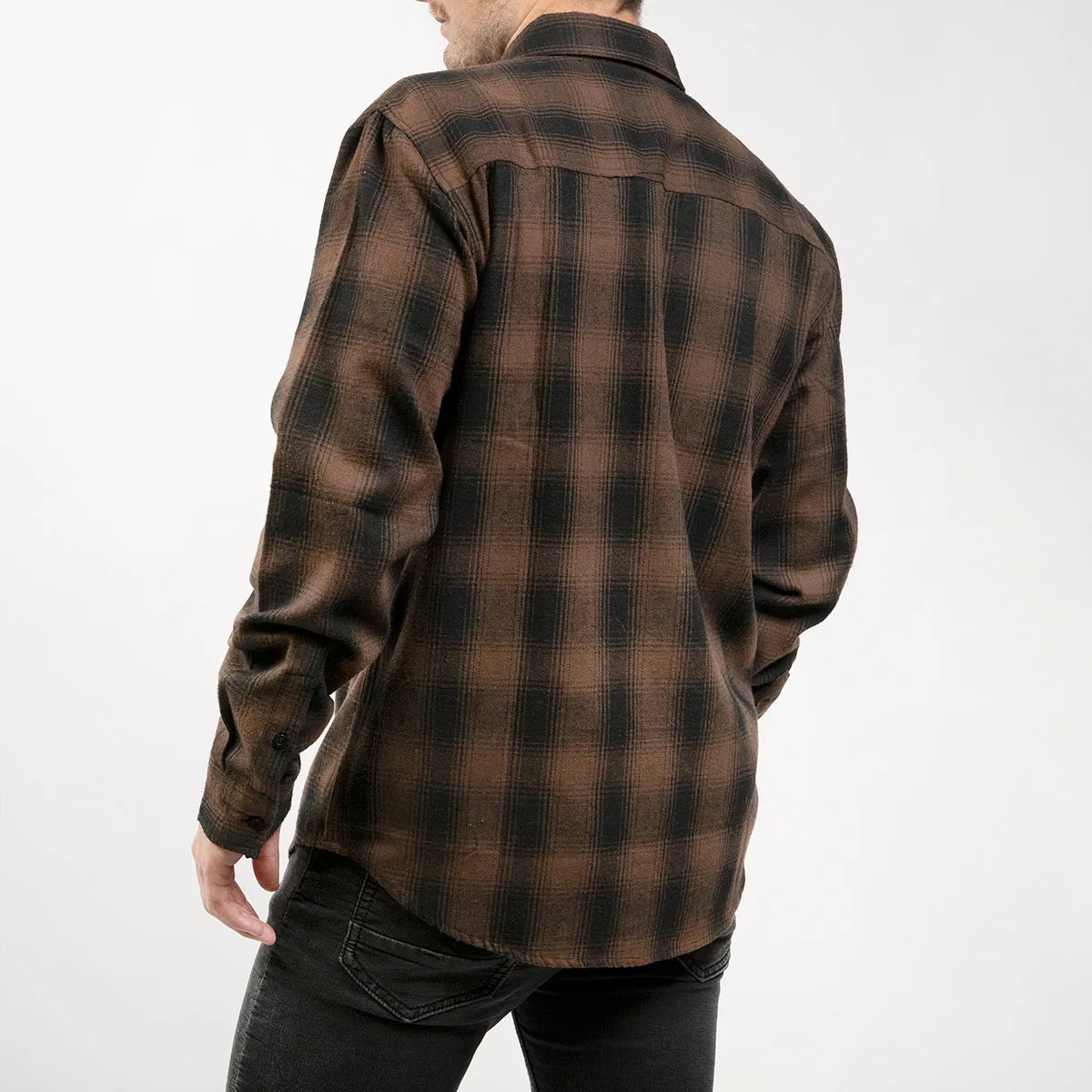 Saturday Night Special Flannel - Brown/Black