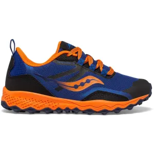 Saucony Peregrine 12 Shield (Junior) - Navy/Orange