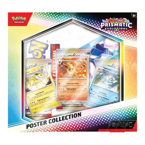 Scarlet & Violet Prismatic Evolutions Poster Collection POKEMON TCG