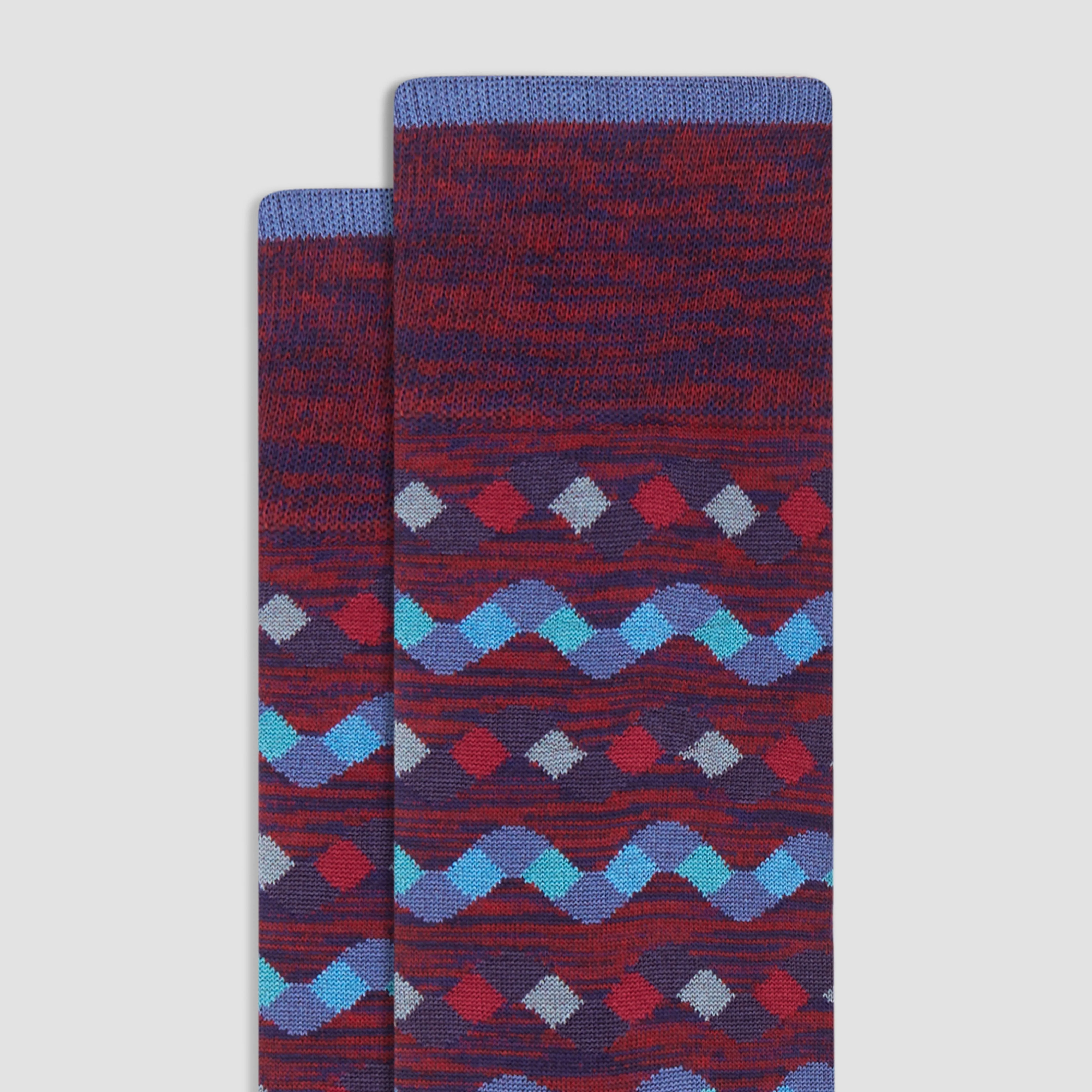 Serpentine Stripe Mid-Calf Socks