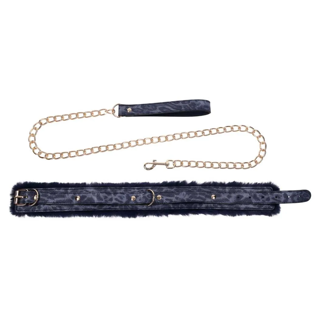 Sex & Mischief Cougar Fur Collar & Leash