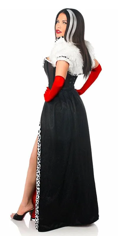 Sexy Deluxe 4 Piece Devious Dog Snatcher Halloween Costume