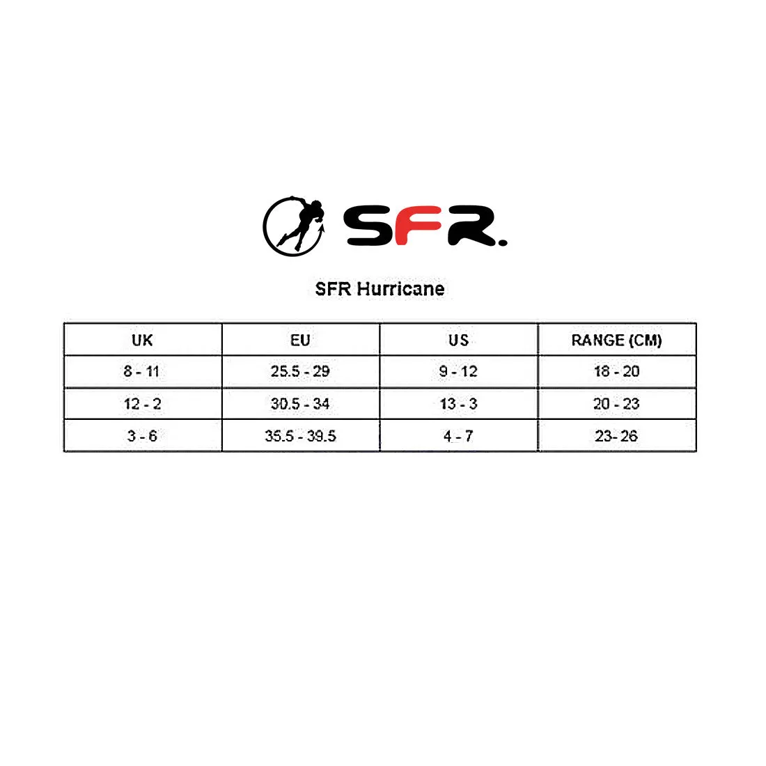 SFR Hurricane IV Quad Roller Skates - Shark