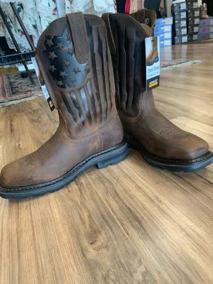 Sierra Shock Shield Patriot Steel Toe Work Boot