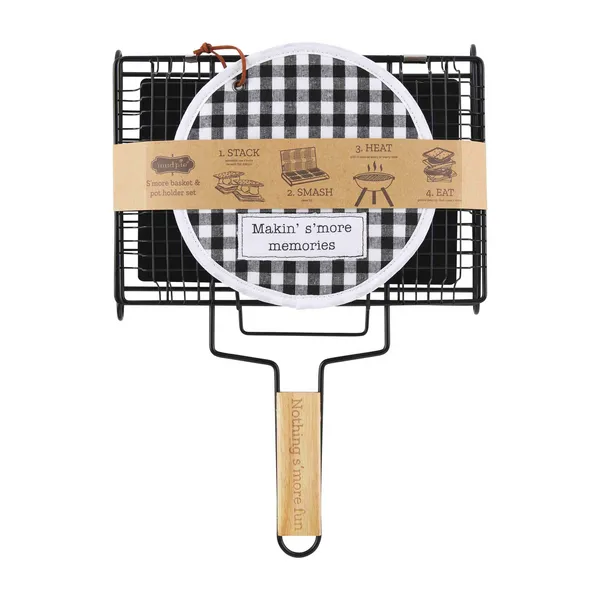 S'mores Basket and Pot Holder set