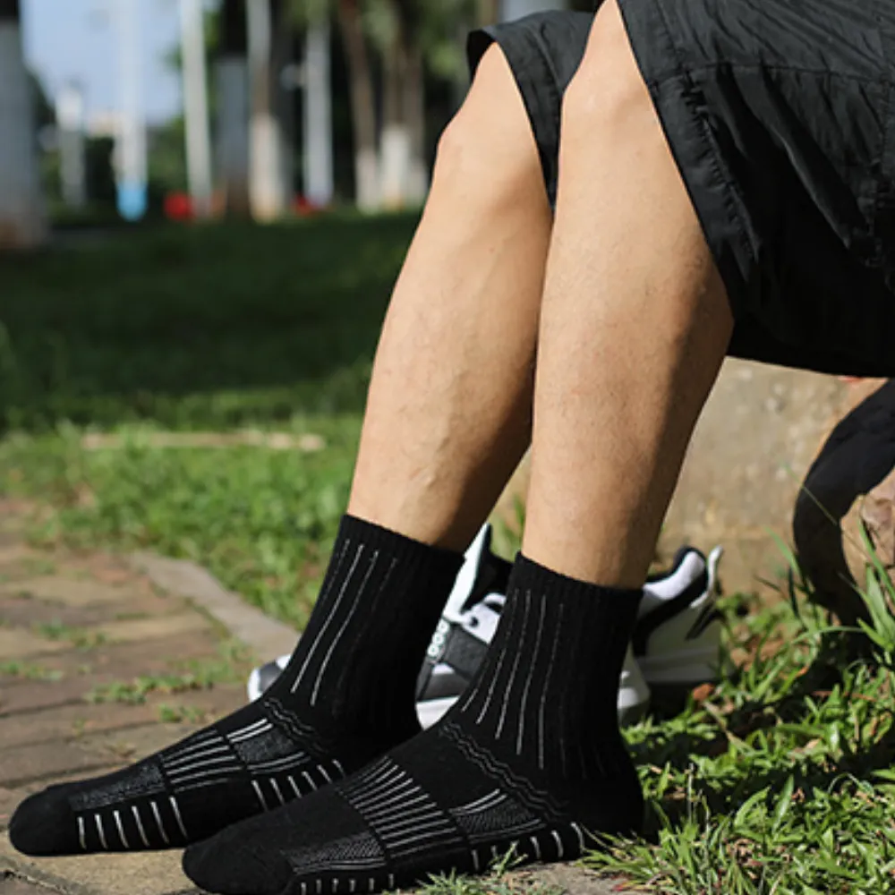 Solid Color Hiking Socks
