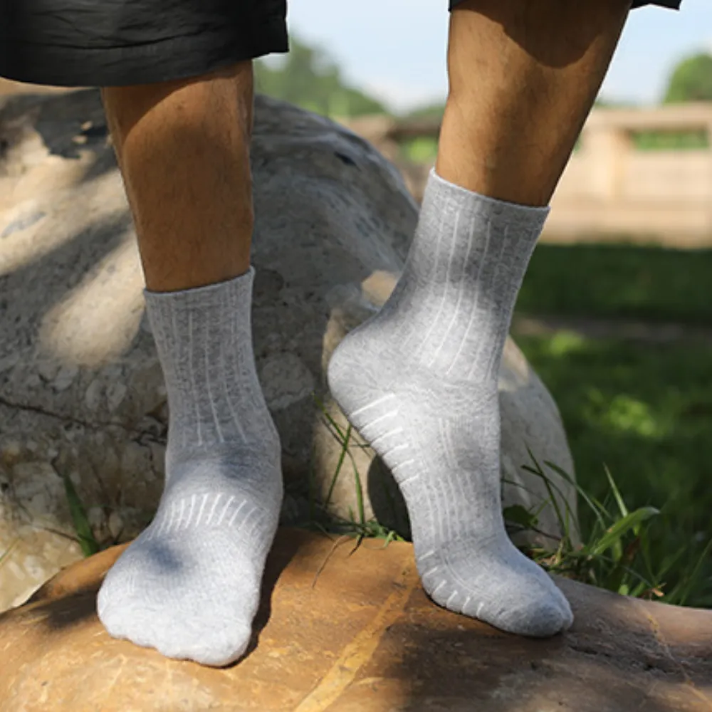 Solid Color Hiking Socks