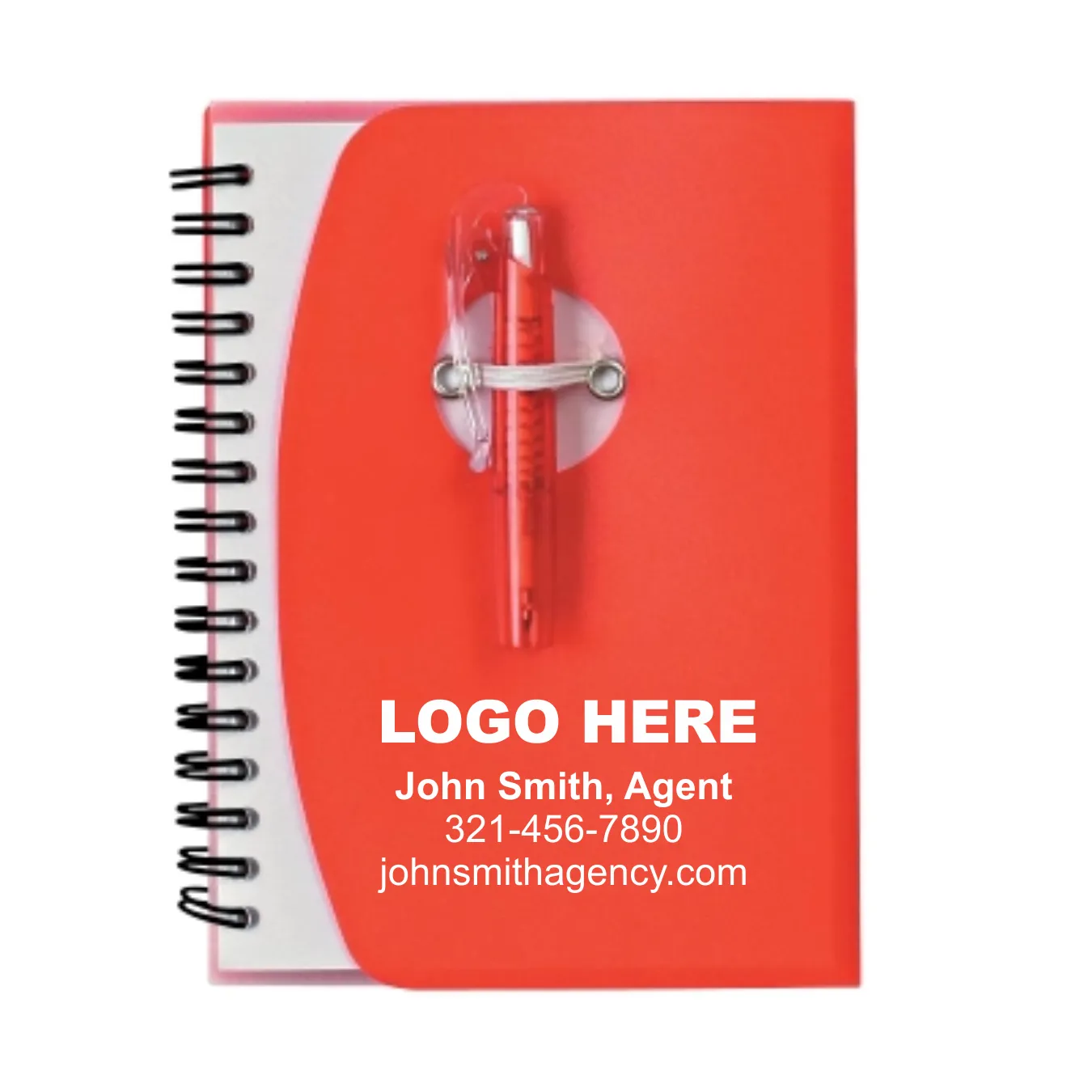 Spiral Notebook With Shorty Pen