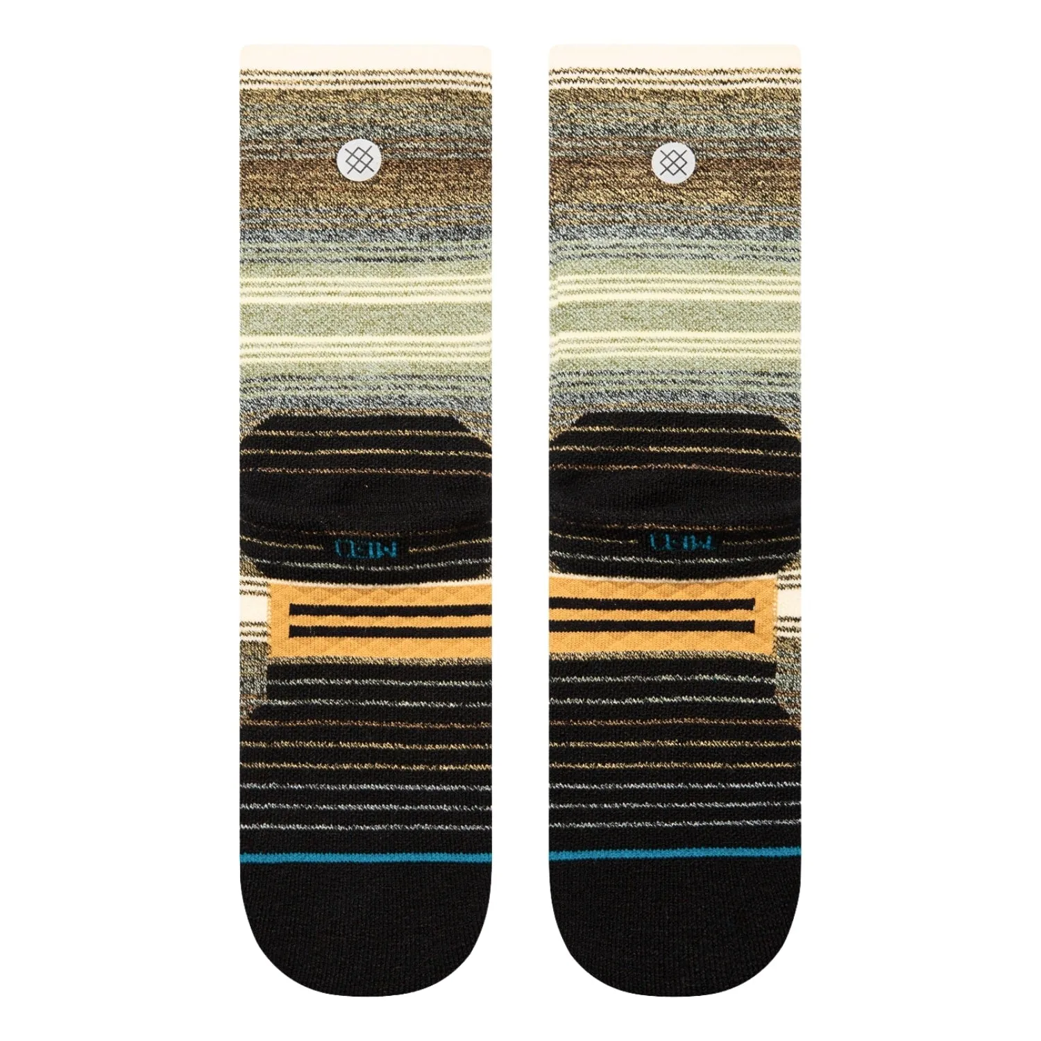 Stance High Peak Crew Sock - Green