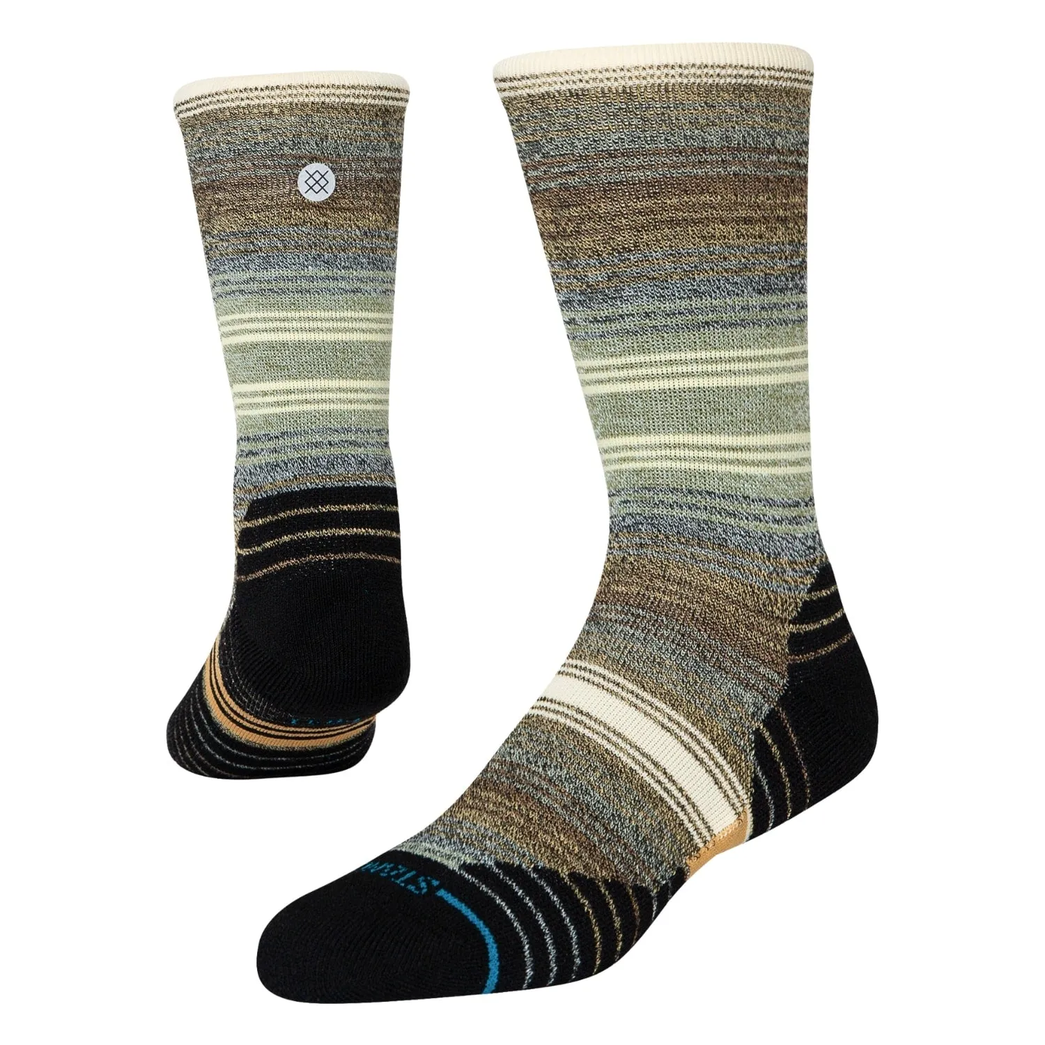 Stance High Peak Crew Sock - Green