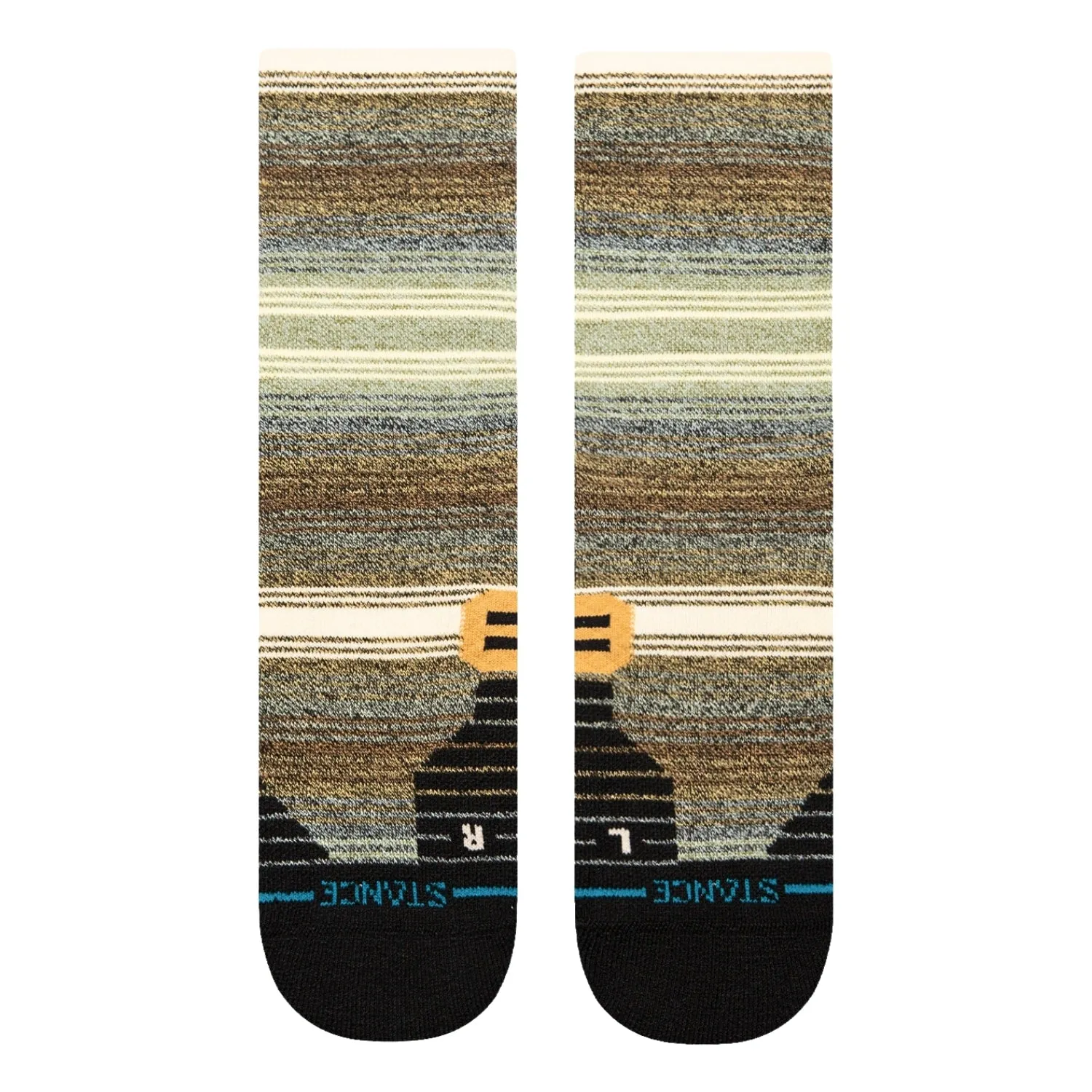 Stance High Peak Crew Sock - Green