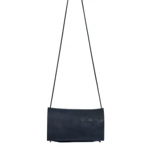 STRAPPY FOLDOVER BLACK CALF