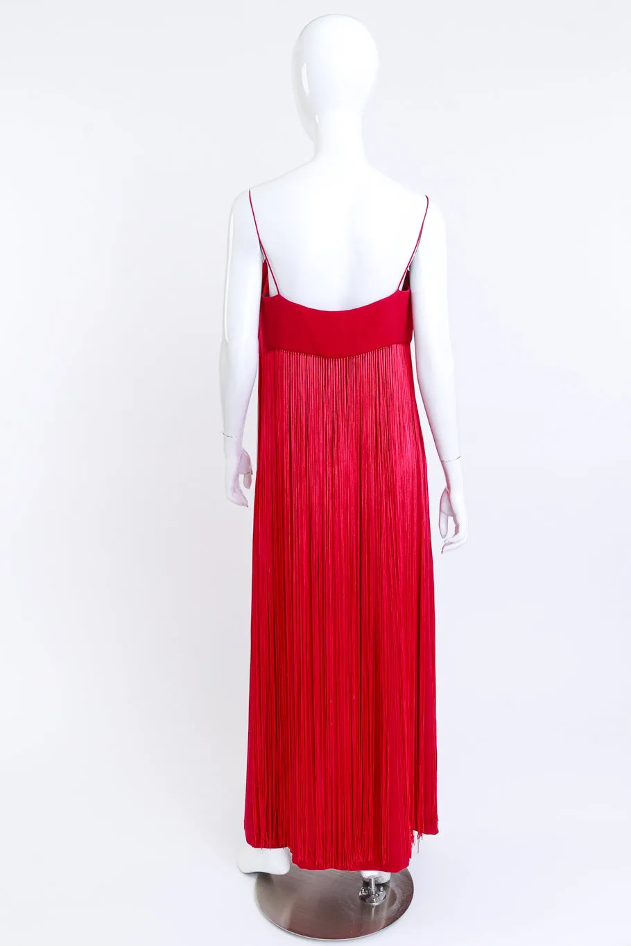 Strappy Fringe Waist Dress & Scarf