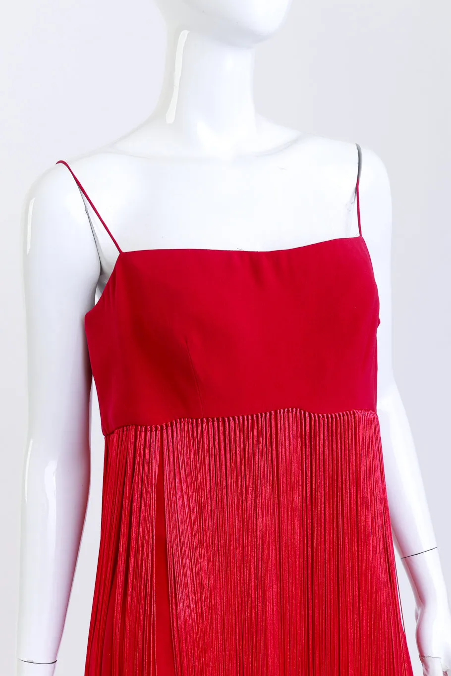 Strappy Fringe Waist Dress & Scarf