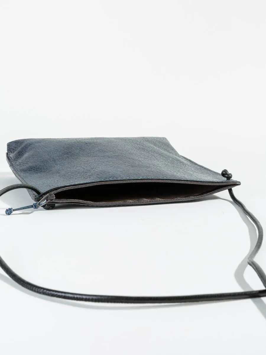 strappy pouch - navy