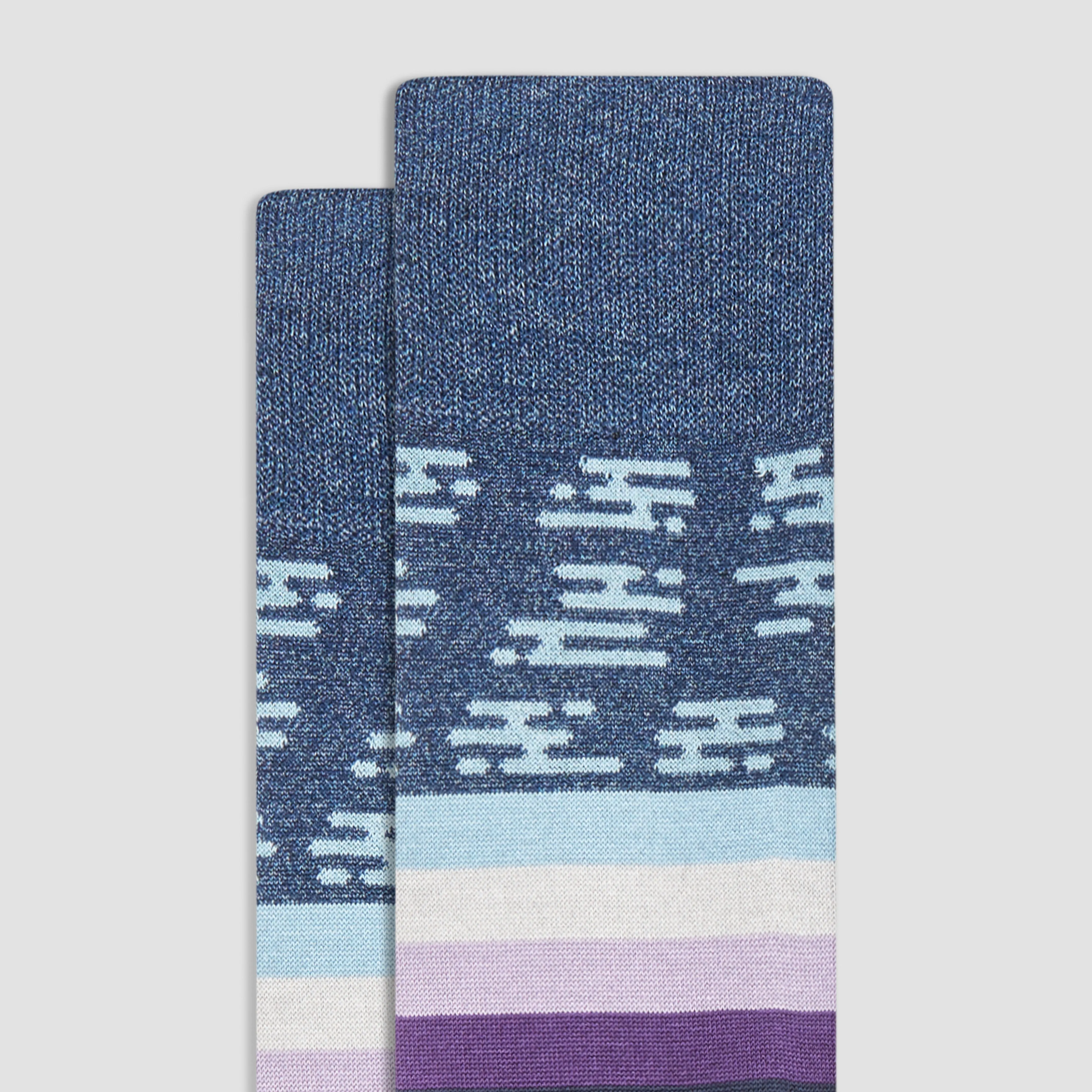 Striped Mid-Calf Socks