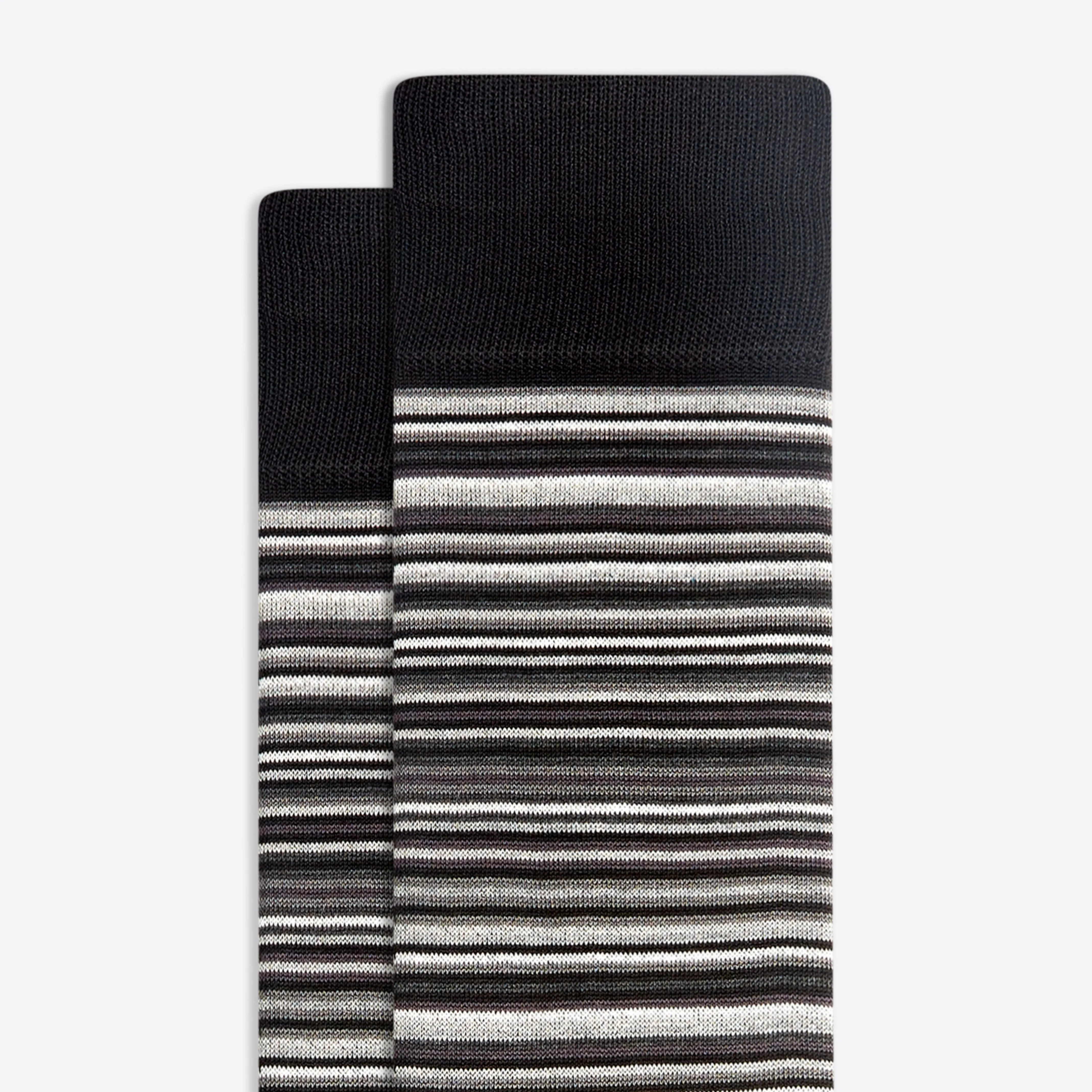 Striped Mid-Calf Socks