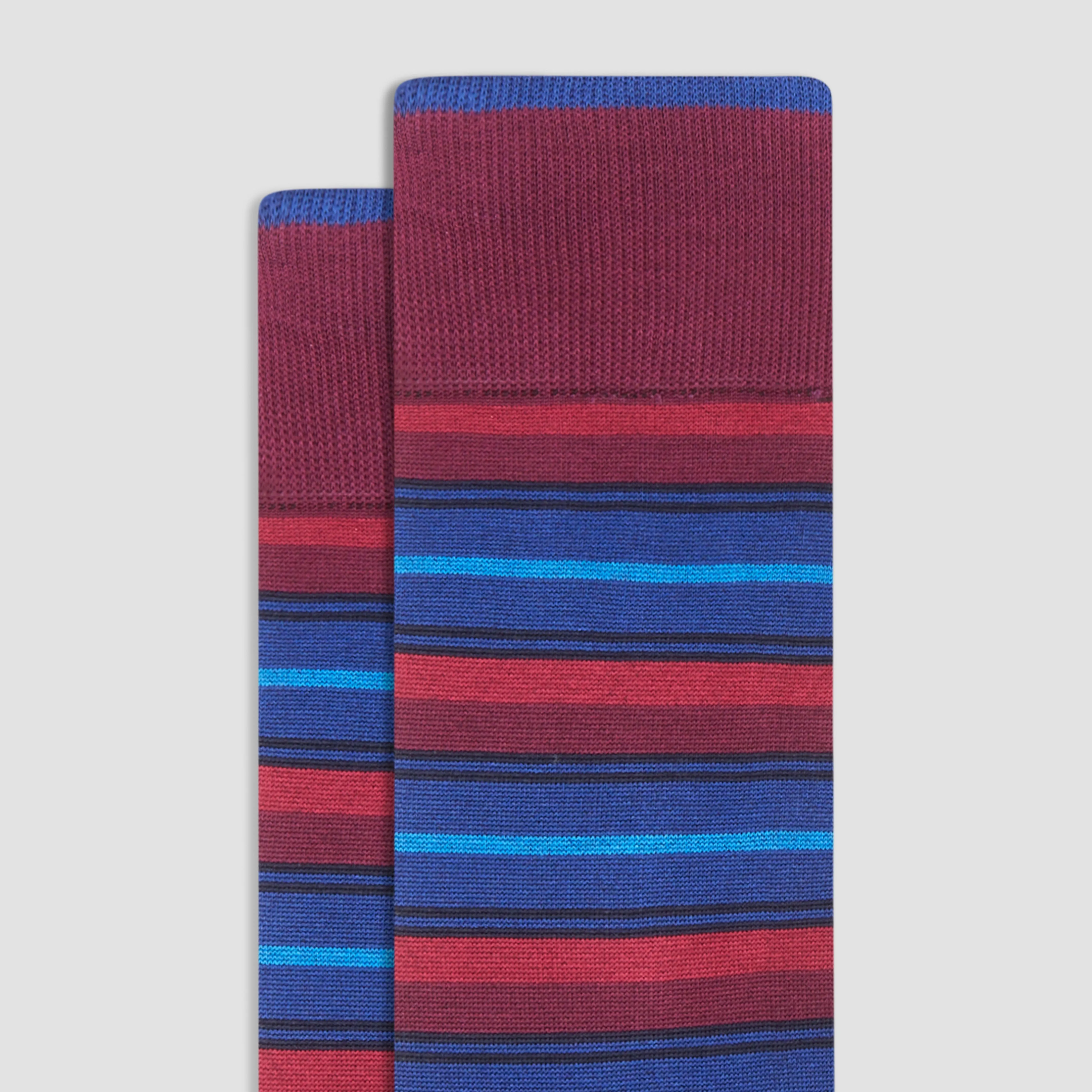 Striped Mid-Calf Socks