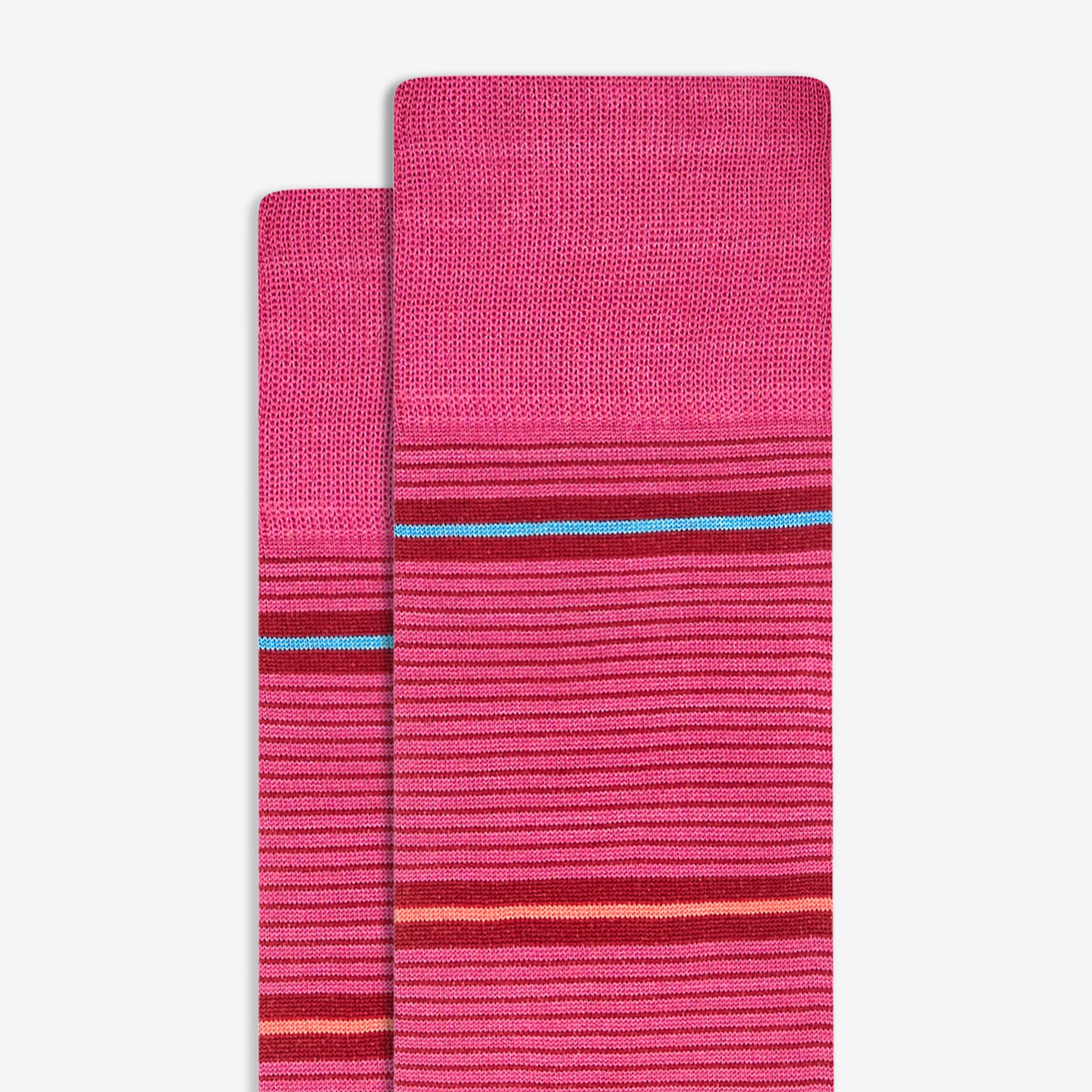 Striped Mid-Calf Socks