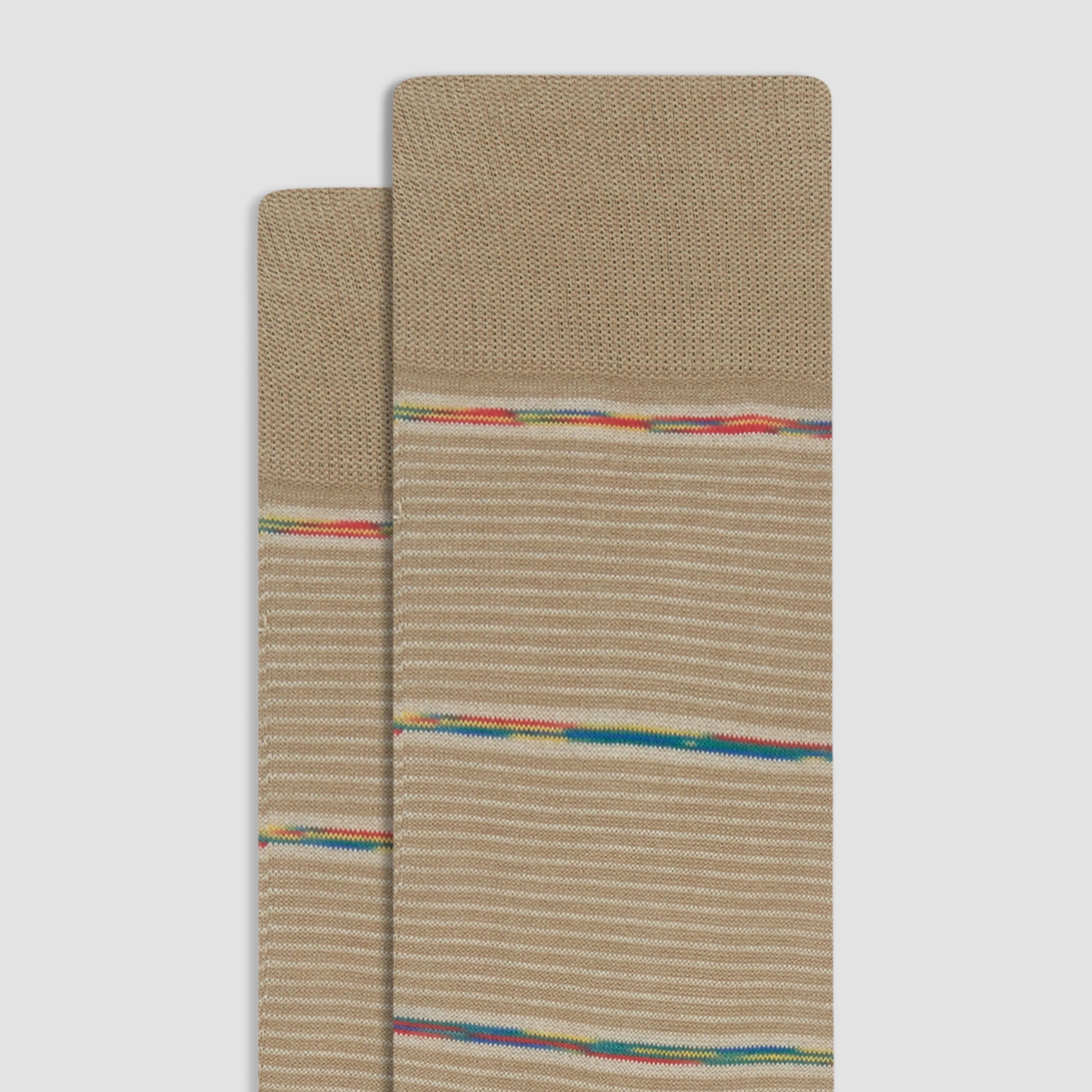 Striped Mid-Calf Socks