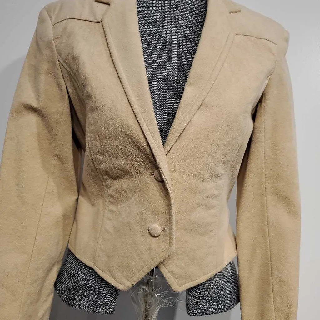 Tan Suede Western Top