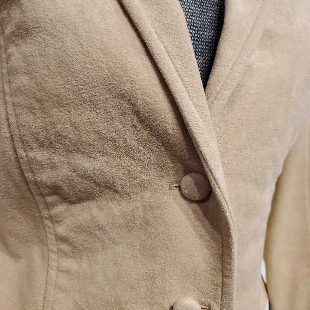 Tan Suede Western Top