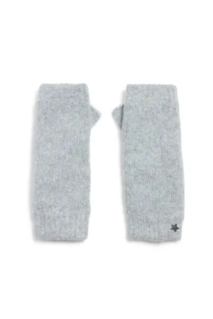 The Concorde Knit Mittens-Light Grey